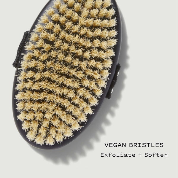 Dry Body Brush Vegan Bristles Exfoliate and Soften